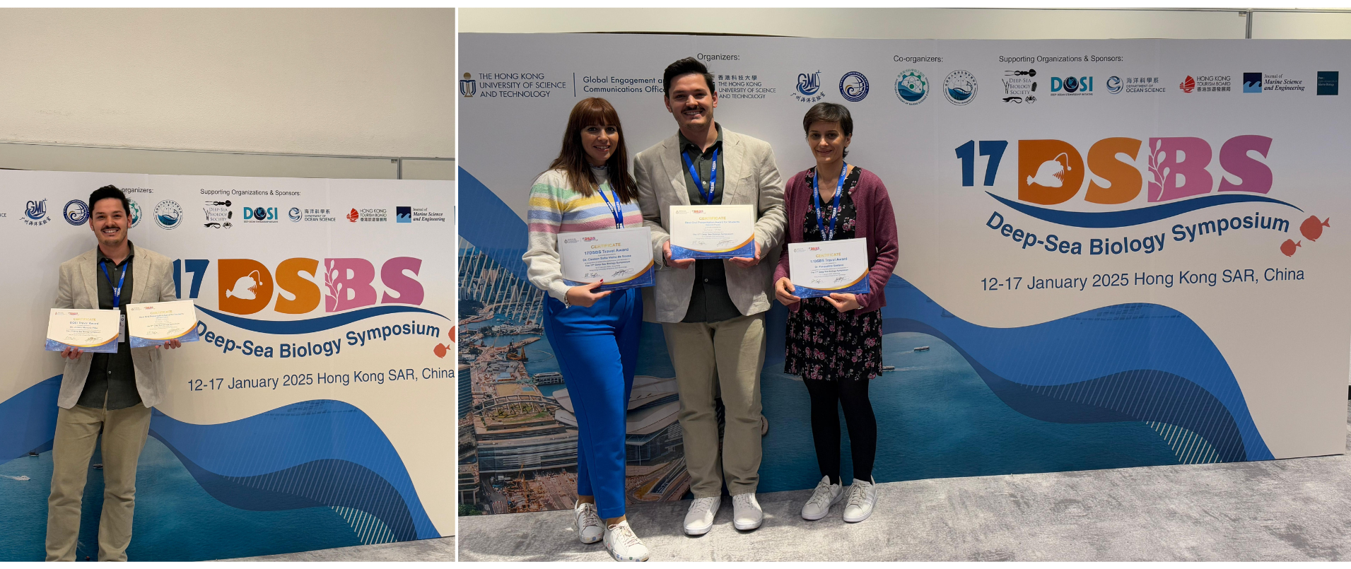 Awards at the 17th Deep-Sea Biology Symposium