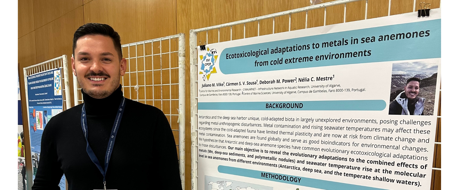 CIMA Researchers Participated in the XVI Portuguese Conference of Polar Sciences (CPCP 2024) and Presented the first contributions to ecotoxicology in cold extreme environments 