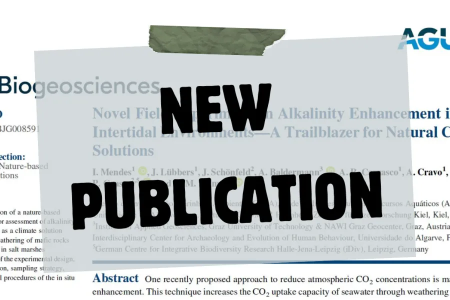 New publication in the Journal of Geophysical Research: Biogeosciences